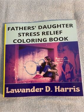 Fathers' Daughter Stress Relief Minimalist Cozy Coloring Book